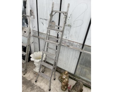 A MULTIFUNCTIONAL FOLDING ALUMINIUM LADDER 