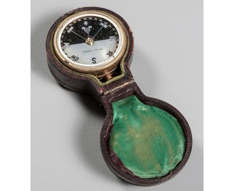 The reverse with a Singers patent compass, the rim engraved CORP F. de JERSEY FROM PAUL ROTTENBURG. FEBY 1900 
