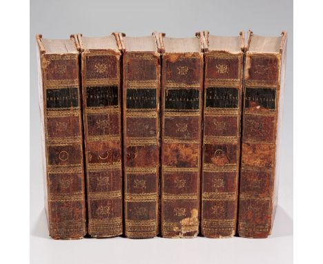 William Shakespeare THE WORKS OF SHAKSPEARE [sic], 6 VOLS London: G. G. &amp; J. Robinson, R. Faulder, B. &amp; J. White et a