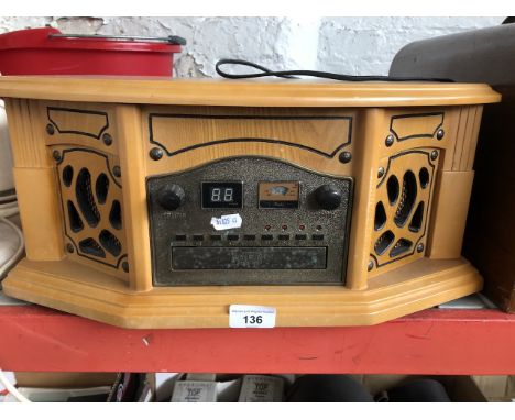 A vintage style music system 