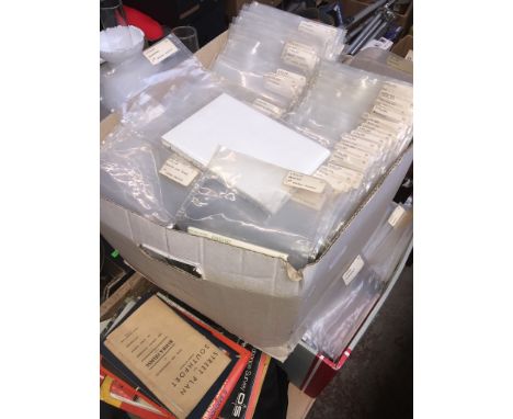 Two boxes and a bag of OS maps, including a large amount of reprints of first edition one inch Ordnance Survey of England and