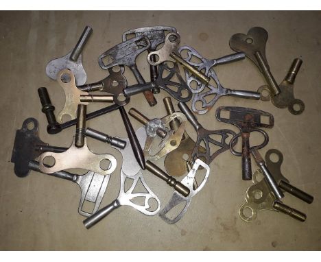 A box of clock keys.
