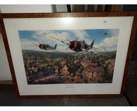 After Nicolas Trudgian, 'Advance Into Europe', military WWII scene Ltd edition print, signed to the margin by the artist, Hub