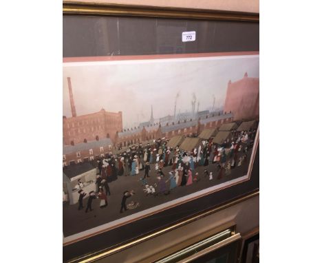 Helen Bradley signed print of a mill scene 
