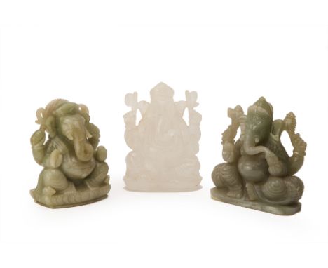 Representing Lord Ganesha seated on a lotus
16cm high
Condition: Minor signs of wear commensurate with age and use, very smal