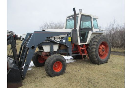 Case 2390 2wd C W Allied 795 Loader 7 Bucket Grapple Showing 6405 Hr 8x38 Duals 3 Hyd