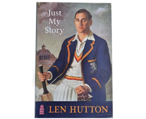 Len Hutton, 'Just My Story", First Edition, 1956 and other books of Cricket Interest,(4 boxes).