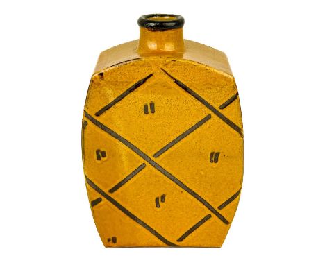Philip LEACH (1947)  A slab-sided vaseHeight 23cmImpressed Springfield Pottery seal
