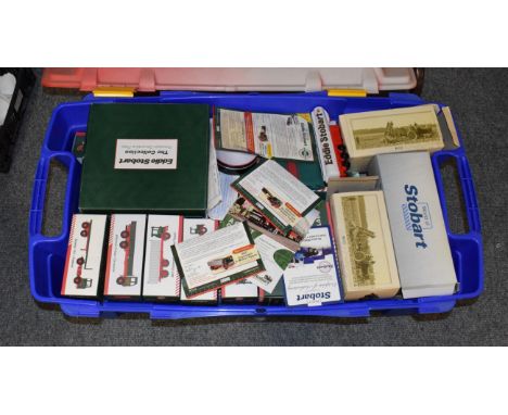 A large quantity of boxed Eddie Stobart model wagons, trailers, etc