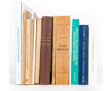 NO RESERVE Liguria e Piemonte. Lotto di 15 opere di interesse storico-bibliografico relative alla Liguria e al Piemonte.Ligur