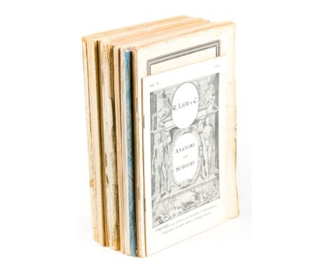 NO RESERVE R. Lier & C. Antiquarian Booksellers & Publishers, Firenze. Lotto di 12 cataloghi. 1923-1932.12 cataloghi di vendi