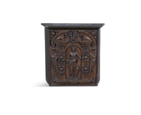 AS CONTINENTAL CARVED TIMBER WALL PANEL