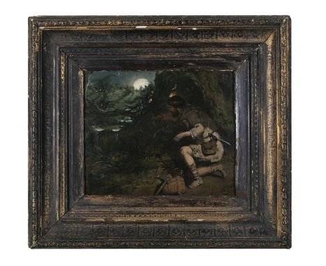 JOHN RITCHIE (1857-1875)Midsummer Night's DreamOil on panel, 25 x 30.5cm Signed 'J. Ritchie', lower-right; further inscribed 