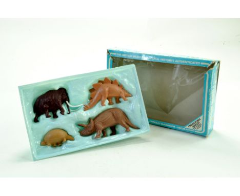 British Museum Vintage Dinosaur Set. Complete with box. Note: We are happy to provide additional images of any lot. Please em