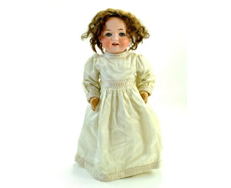 Antique Heubach Koppelsdorf Doll, 18". Markings on back of head no 300-1 Germany. Early 1900’s doll with a bisque head and bo