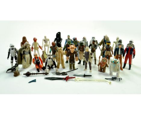 Palitoy/General Mills Star Wars Impressive Group of Figures including various issues, plus weapons / accessories, note some M