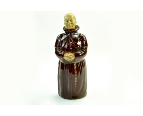 Beswick Heatmaster Monk  Decanter - 8 ½” – 21.5cm  -  Brown Gloss Good Condition (Missing tray and cups).  Note: We are happy