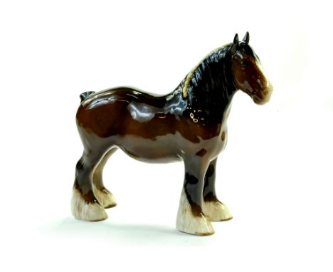 Beswick Horse “Shire Mare” Model No. 818 8 ½” – 21.6cm  -  Brown Original Issue – Gloss - No faults.  Note: We are happy to p