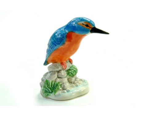 .  John Beswick Kingfisher- JBB8 - 3 ¾” – 9.5cm  -  Blue/Orange – Gloss - No Faults.  Note: We are happy to provide additiona