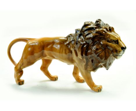 Beswick Lion Facing Right Model No. 1506 5 ¼” – 13.3cm - Golden Brown in Gloss. No Faults. Note: We are happy to provide addi