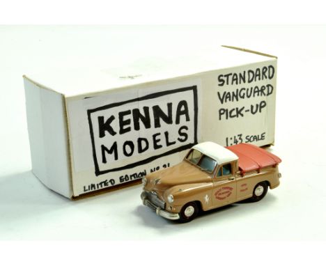 Kenna Models 1/43 Hand Built Issue comprising Standard Vanguard Pickup. Henley Transport. Generally excellent with box. Note: