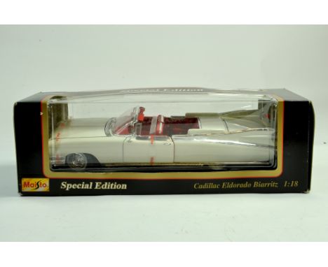 Maisto 1/18 diecast issue comprising Cadillac Eldorado Biarritz. Excellent with Box. Note: We are happy to provide additional