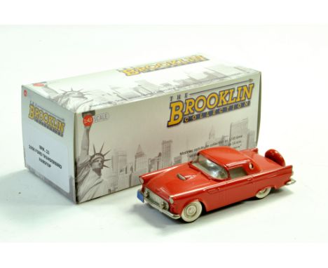 Brookln Models 1/43 Hand Built issue comprising 1956 Ford Thunderbird No. BRK 13. Generally excellent with box.  Note: We are