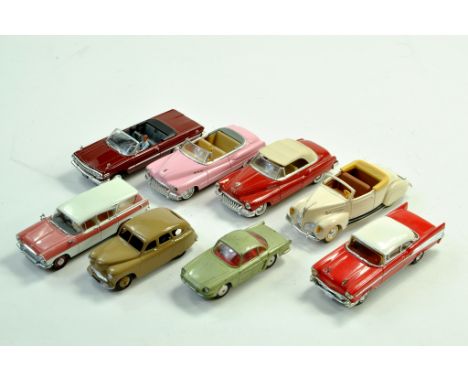 A misc selection of mainly 1/43 diecast cars, various makers including Dinky issues. Generally Very Good to Excellent.  Note: