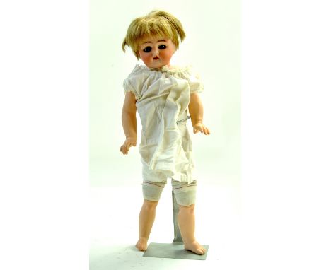 Antique German Doll, 12" Markings Made in Germany with Turtle logo, likely Schildkröt, mould numbering of D/3/0. Generally go