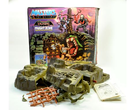 Mattel MOTU Masters of the Universe Fright Zone Set. Tree Branch broken but with parts, Snake glove puppet perished no longer