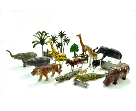 A harder to find selection of Zoo Animals comprising various makers. Generally Fair to Very Good.  Note: We are happy to prov