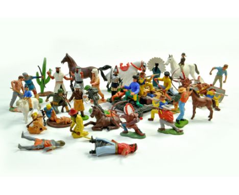 Various plastic figures, Timpo issues mainly, some others. Fair to Good. Note: We are happy to provide additional images of a