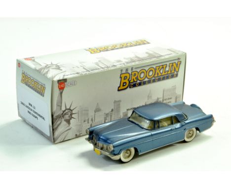 Brookln Models 1/43 Hand Built issue comprising 1956 Lincoln Continental MKII Coupe No. BRK 11. Generally excellent with box.