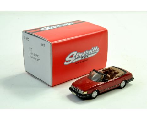 Somerville Models 1/43 Hand Built Issue comprising 1987 Saab 900 Cabriolet. Generally excellent in box. Note: We are happy to