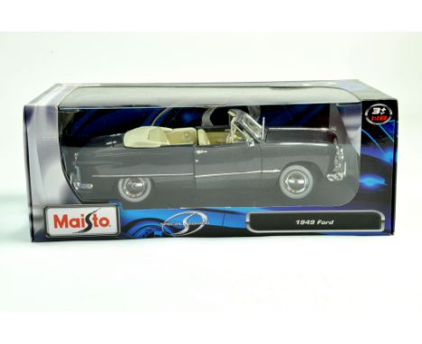 Masto 1/18 issue comprising 1949 Ford. Excellent in Box. Note: We are happy to provide additional images of any lot. Please e