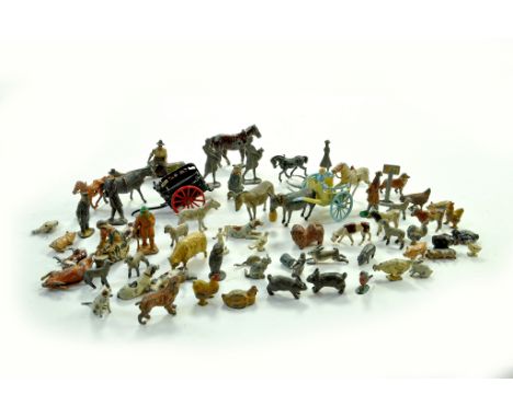 Lead Metal Animal group comprising some hard to find issues, mostly fair only, useful for spares, repairs.  Note: We are happ