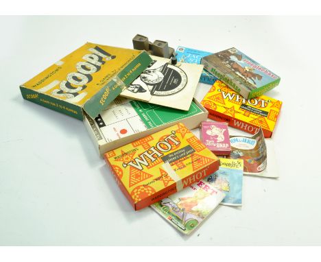 Various vintage games comprising Scoop, Whot, Steeplechase plus Viewmaster with Rupert, Tom and Jerry and Bedknobs and Brooms
