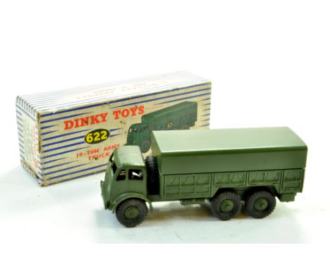 Dinky No. 622 10 Ton Army Truck. Generally Good to Very Good in Good Box. Note: We are happy to provide additional images of 