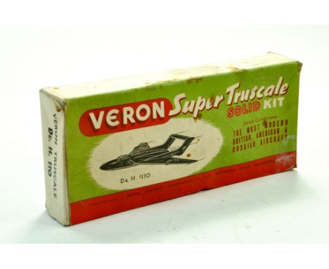 Veron vintage Super Truscale Solid Kit of De Havilland 110. Appears complete. Note: We are happy to provide additional images