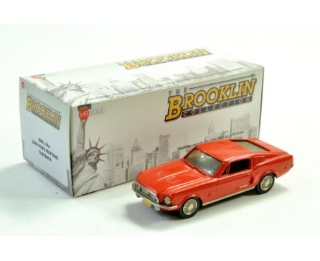 Brookln Models 1/43 Hand Built issue comprising 1968 Ford Mustang Fastback No. BRK 24a. Generally excellent with box.  Note: 