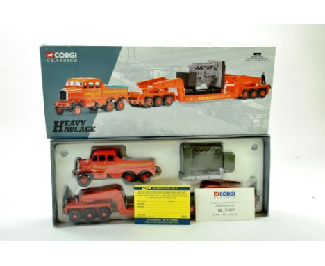 Corgi 1/50 diecast truck issue comprising Heavy Haulage No. 17603 Siddle Cook. Very Good to Excellent in Box. Note: We are ha