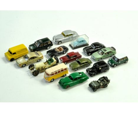 A misc selection of mainly 1/43 diecast cars, various makers. Generally Good to Excellent.  Note: We are happy to provide add