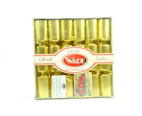 Wade Collectable Limited Edition Crackers - Colour Gold x 6 containing Whimsies Note: We are happy to provide additional imag