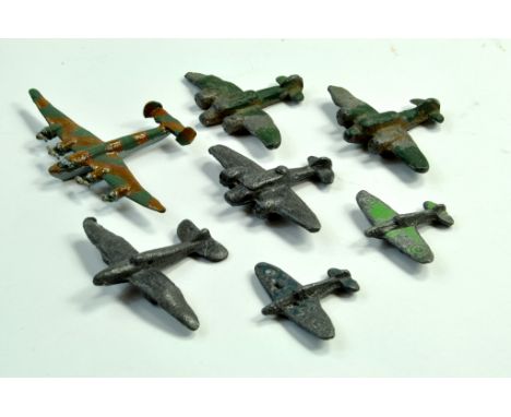 An interesting group of vintage model aircraft, various including cast issues.  Note: We are happy to provide additional imag
