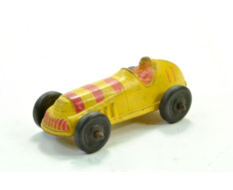 Vintage Rubber Racing Car. Generally very good.  Note: We are happy to provide additional images of any lot. Please email us 