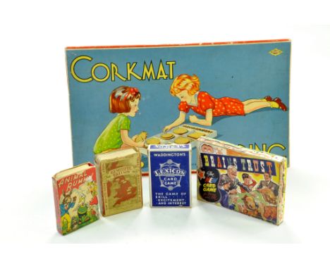 Vintage Game - Various card games plus Corkmat. Appear mostly complete. Note: We are happy to provide additional images of an