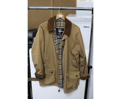 A Barbour Lightweight Beaufort Overcoat, Size M 