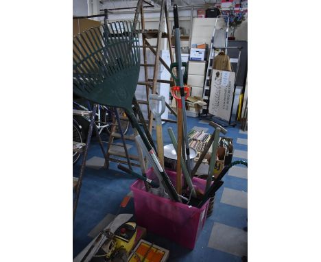 A Collection of Various Garden Tools 