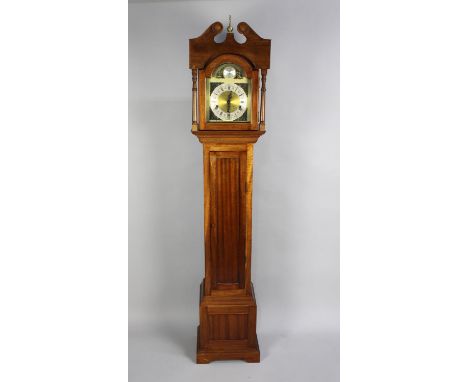 A Modern Grandmother Clock, 8 Day Movement, Condition Issues to Case etc 