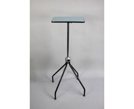 A Mid 20th Century Formica Topped Rise and Fall Projector Stand 